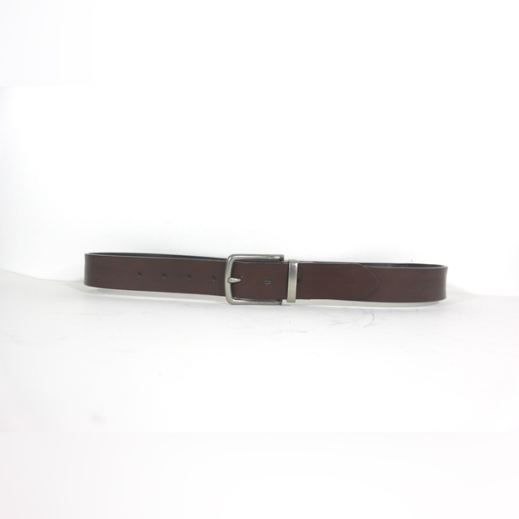 1980’s-90’s 31”-37” Reversible TOMMY HILFIGER Vintage Black & Brown Leather Belt - Picture 7 of 10